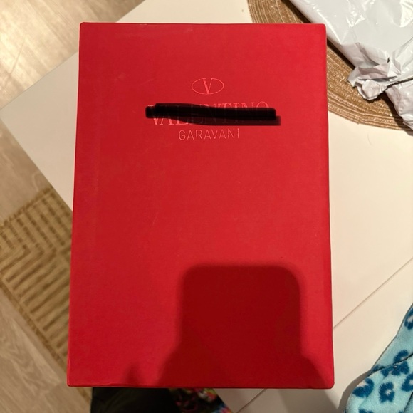 Nude Open Toe Sandal Heel with Gold Studs - Picture 5 of 5